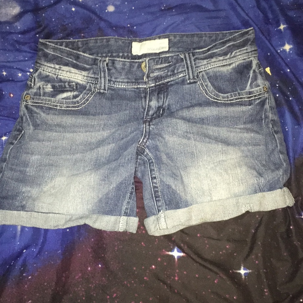 90% cotton 1% spandex  jean shorts